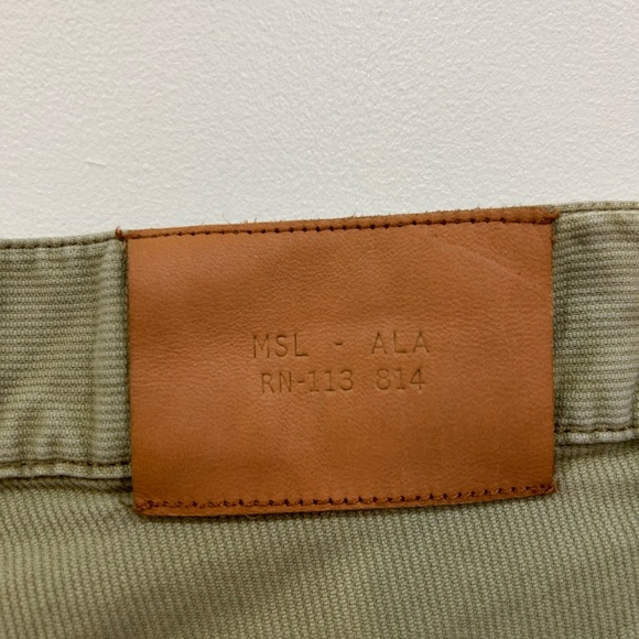 Billy Reid Moss Green 5 Pocket Pant, 32x30 - Picture 4 of 5